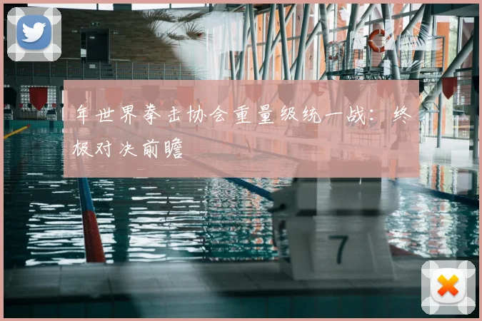 年世界拳击协会重量级统一战:终极对决前瞻